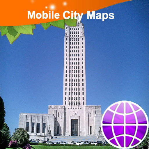 Baton-Rouge Street Map
