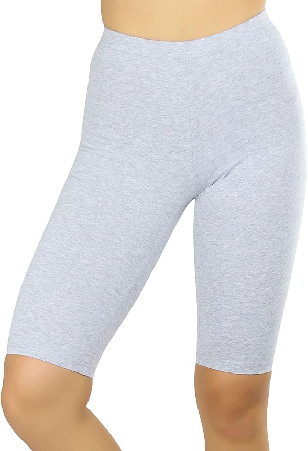 ToBeInStyle Women's CottonSpandex Blend 21" Outseam Shorts at Amazon Women’s Clothing store