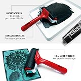 Zieler Complete Lino Cutting & Printing Set 30-Pieces Starter Booklet Included view 5
