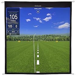 GoSports Golf Simulator Impact Screen - Choose 7 ft