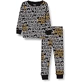 Amazon Essentials Disney | Marvel | Star Wars Boys and Toddlers' Snug-Fit Cotton Pajama Sleepwear Sets