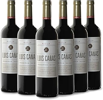 Luis Cañas Reserva Vino Tinto Caja Cartón 6 x 0.75 L: Amazon.es: Alimentación y bebidas