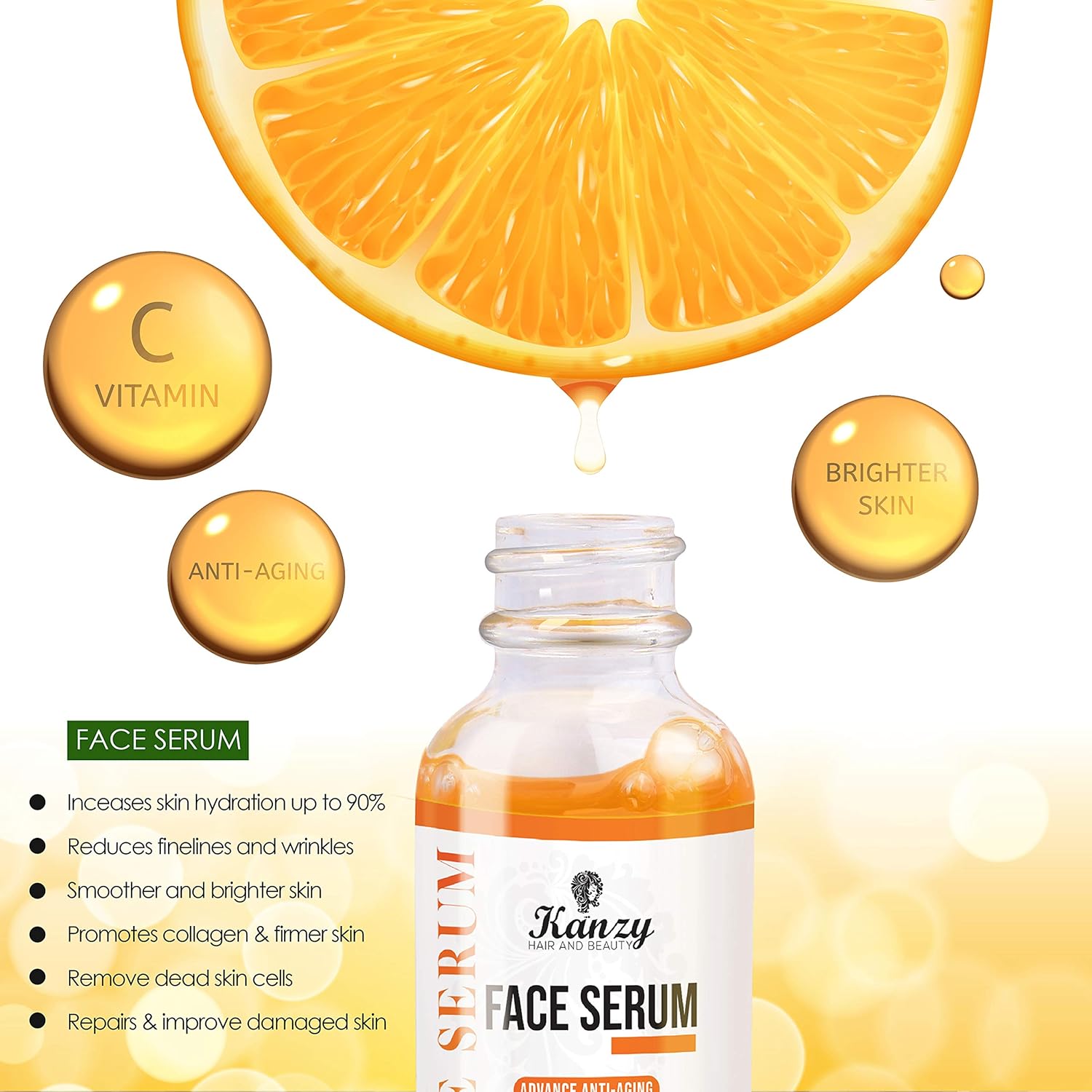 Pure Strong Hyaluronic Anti Wrinkle Anti Aging Vitamin C Face Serum eBay