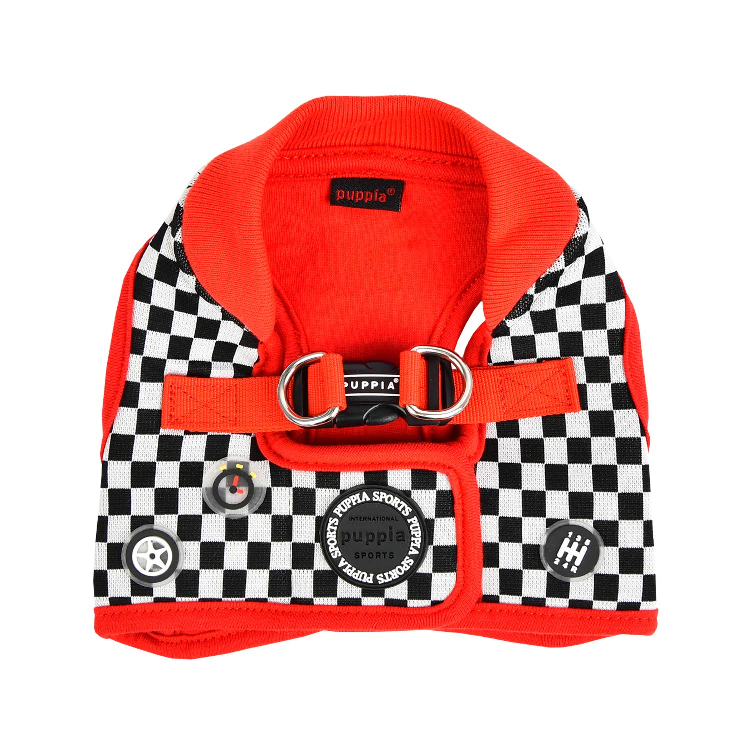 PINKAHOLIC Puppia Dog Harness for small and medium dogs - RACER HARNESS B - adjustable und comfortable