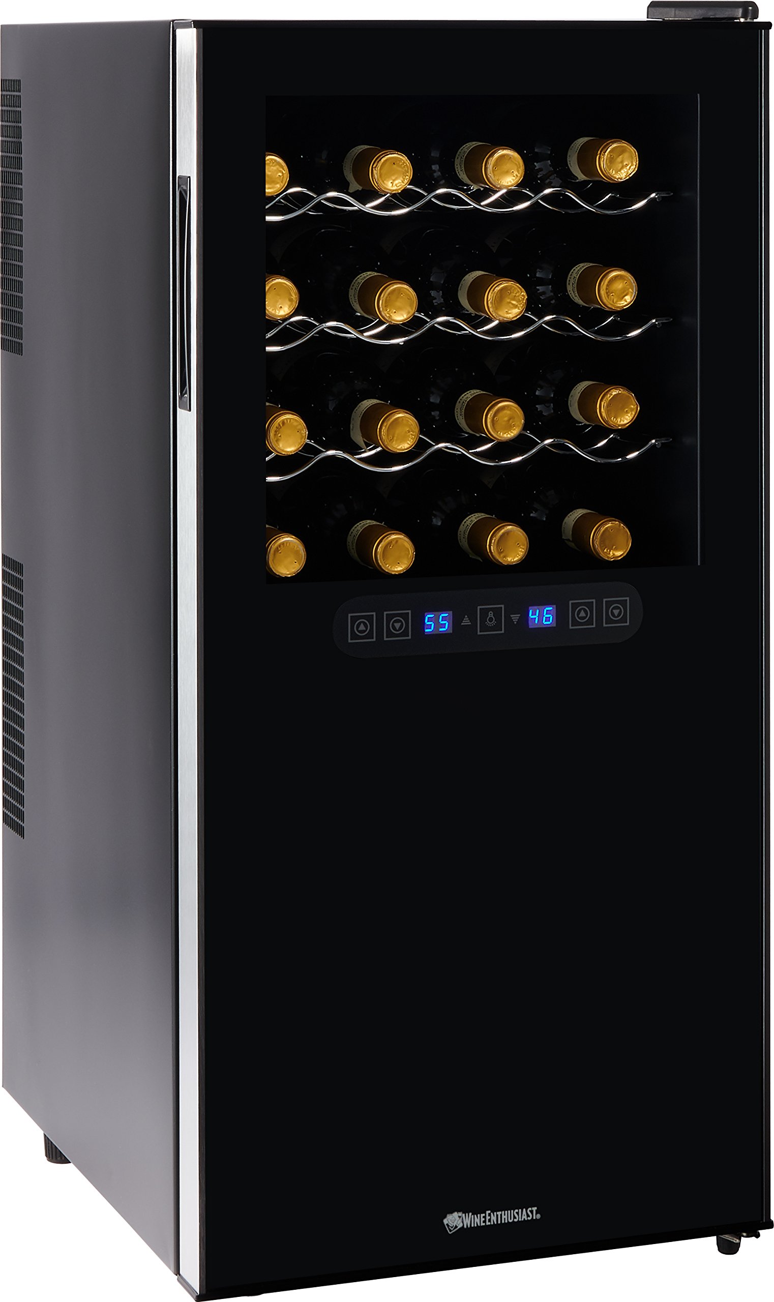 Wine Enthusiast Silent 32 Bottle Wine Refrigerator Freestanding