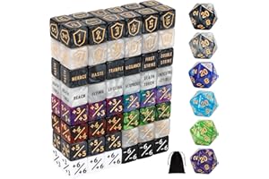 102 Pieces MTG Dice Counters Set Bulk Ability Keyword Tokens Shield Life Counters 6 Sided Dice for Magic The Gathering TCG Ca