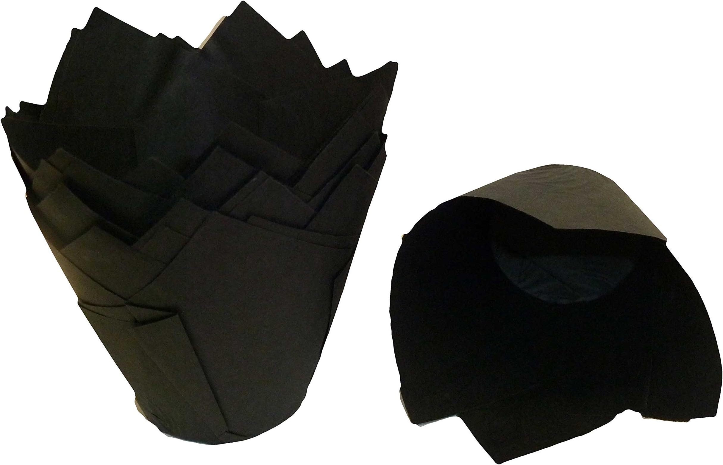 Scrumptious Sprinkles Tulip Muffin Cases, Black x 200