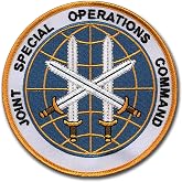 Bayonet Design - Joint Special Operations Command (JSOC) Embroidered Patch &ndash; 4&Prime; Diameter with a Wax Backing - US Special Operations Command (USSOCOM)