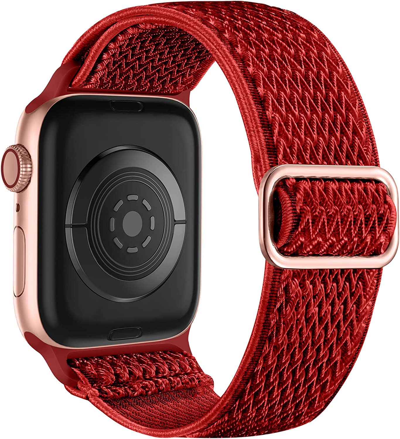 Photo 1 of Lerobo Stretchy Band Compatible with Apple Watch Band 40mm 41mm 38mm 45mm 44mm 42mm for Women Men,Soft Solo Loop Adjustable Elastic Sport Band for Apple Watch SE 40mm Ultra 2 Series 9 8 7,Series 6 5 4