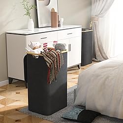 Homykic Laundry Hamper with Lid, 100L Tall Laundry