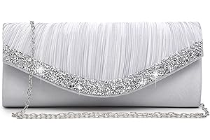 Dasein Clutch Purses for Women Evening Bags Formal Clutches with Rhinestones for Wedding Party Prom Dressy Purse