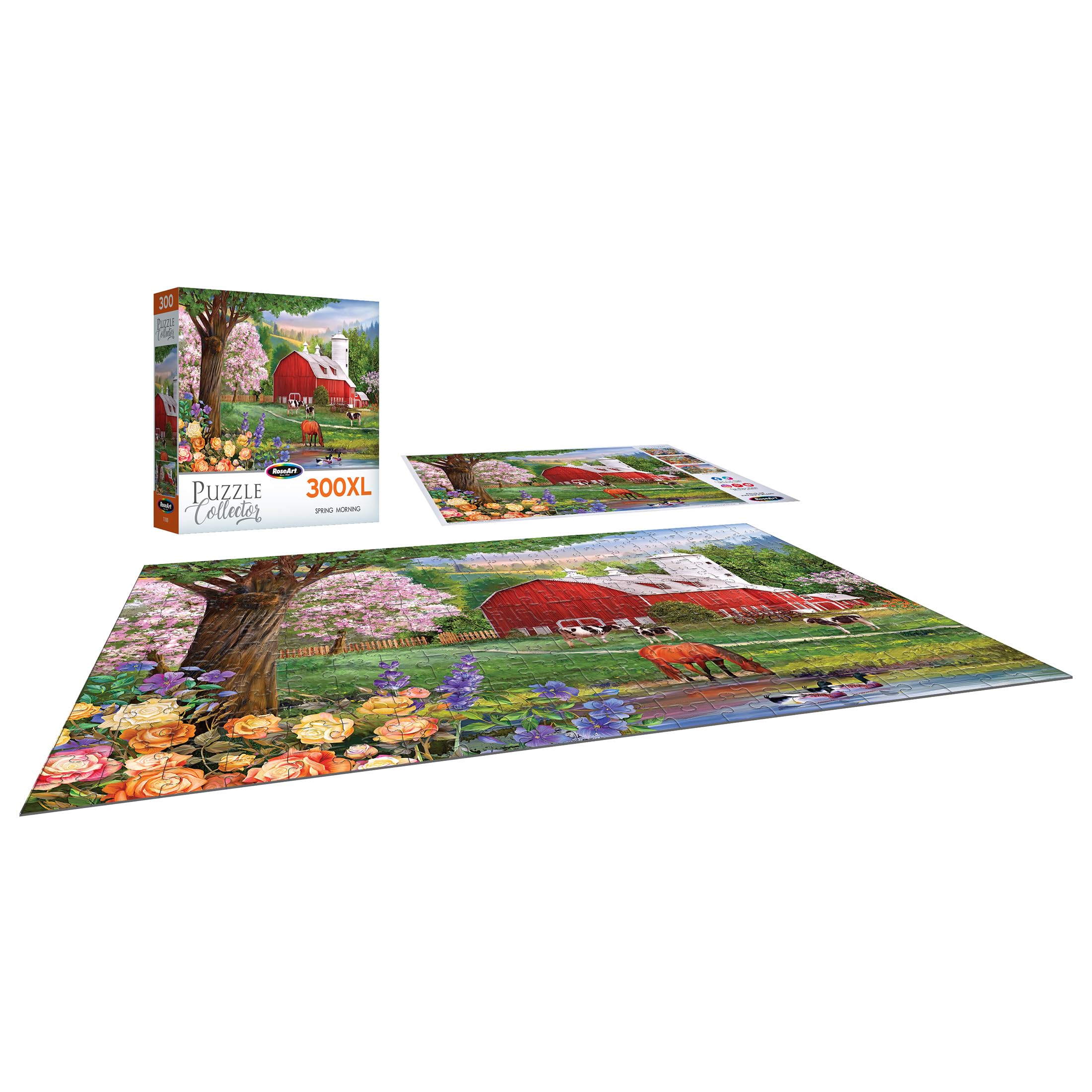 RoseArt - Puzzle Collector - Spring Morning - 300XL Piece Jigsaw Puzzle for Adults