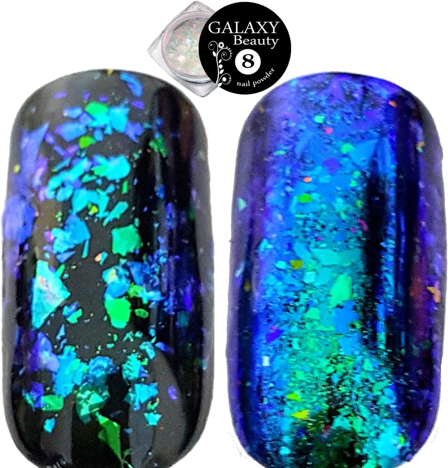 Transparent Chameleon Nail Flakes