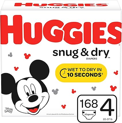 huggies snug n dry size 4