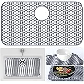 Inchoco Sink Protectors Mat - 25.79"x13.98" Kitchen Sink Pad for Bottom of Basin for Protection of Stainless Steel and Tablew