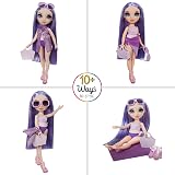 Rainbow High Violet Swim & Style 28 cm Doll with Wrap 10+ Ways view 4