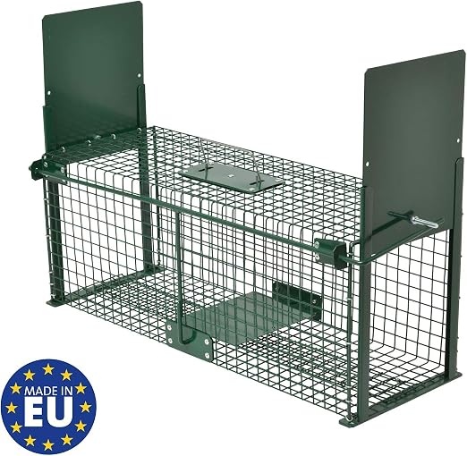 Piège à Martres Vivant 80x15x19cm - Fond Bois - Pour Martres, Loirs, Rats