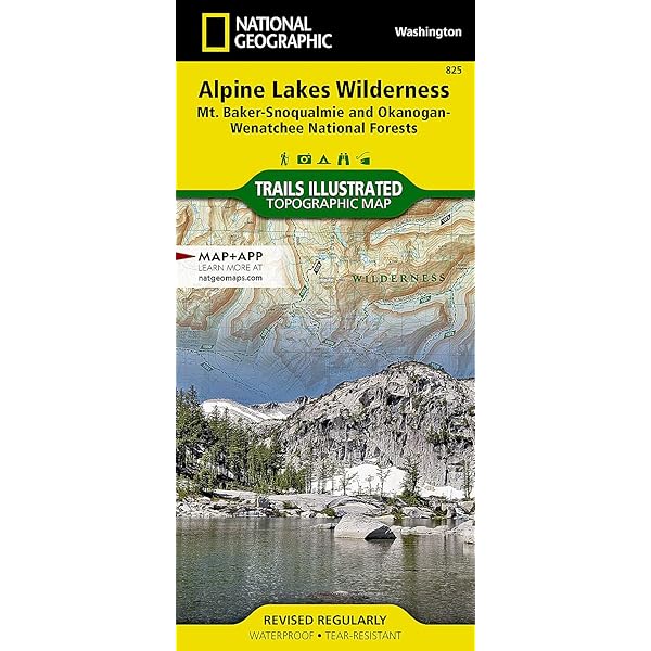 Alpine Lakes Wilderness Mt Baker Snoqualmie And Okanogan Wenatchee National Forests National Geographic Trails Illustrated Map 5 National Geographic Maps Amazon Com Books
