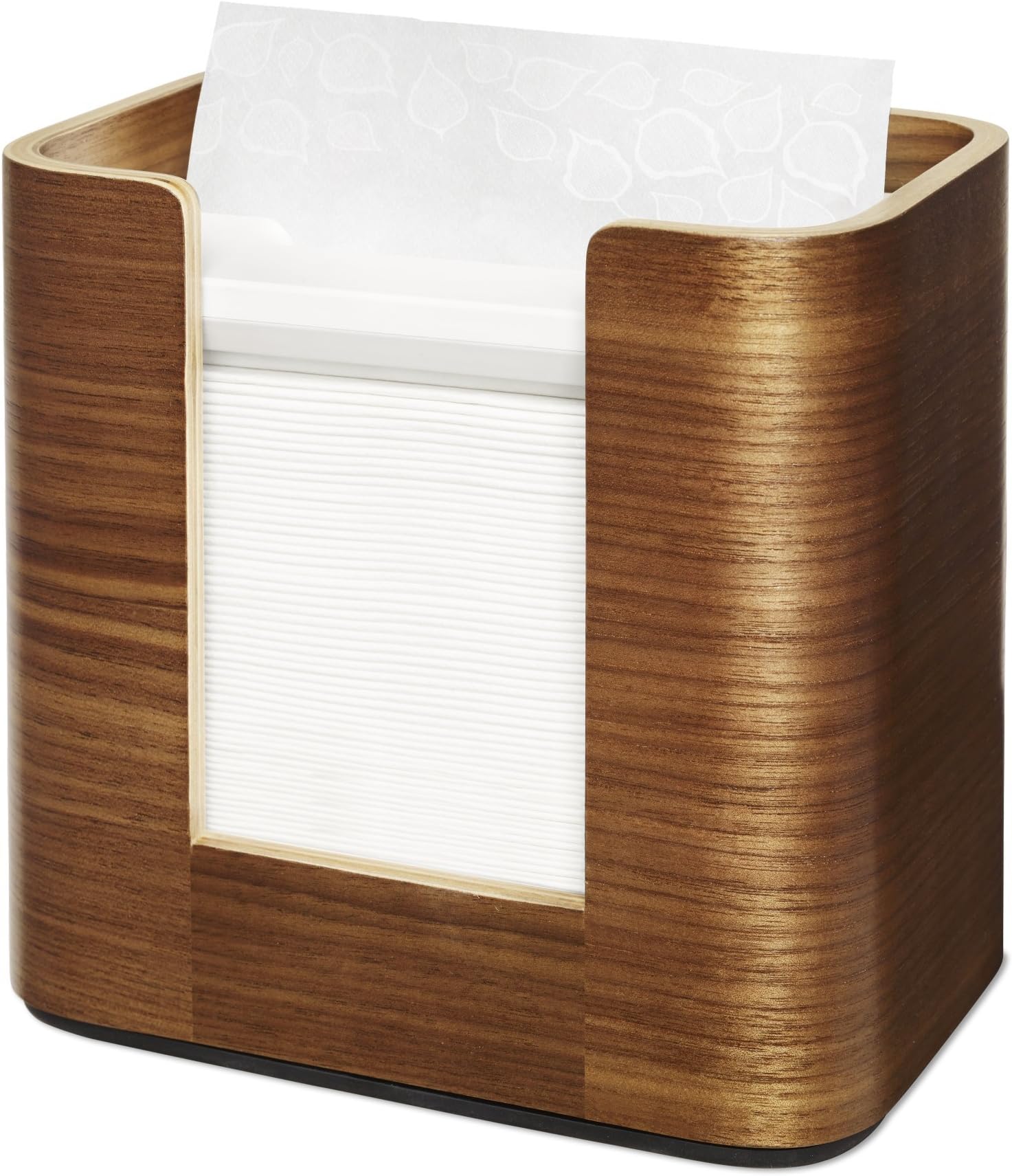 Tork 273002 Xpressnap Napkin Dispenser - Walnut / Paper Dispenser Suitable for N4 Interfolded Napkins / Signature Design / Brown