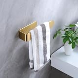 YIGII Gold Towel Rail 20cm Self Adhesive Towel Holder Stainless Steel view 3