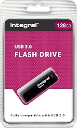 Integral 128GB USB 3.2 Gen 1 Flash Drive Black - Fast Memory view 6