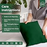 Rohi Waterproof Outdoor Cushions 4 Pack 18x18 Dark Green with Inserts view 7