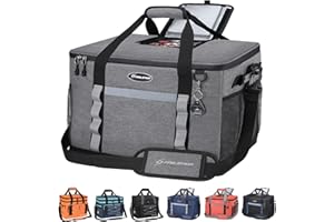 Maelstrom Collapsible Soft Sided Cooler - 75 Cans Extra Large Lunch Cooler Bag Insulated Leakproof Camping Cooler, Portable f