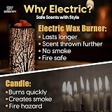 Serentify Colour Changing Electric Wax Melt Burner 26.5cm Black view 4