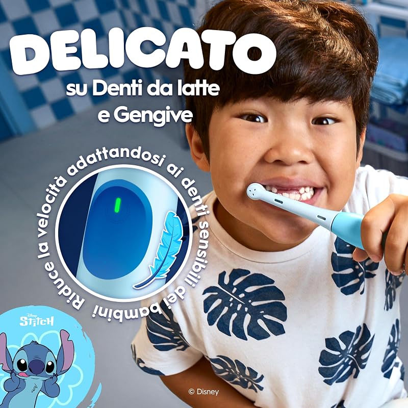 Spazzolino Elettrico iO Kids 6+, 1 Testina, Custodia, Azzurro