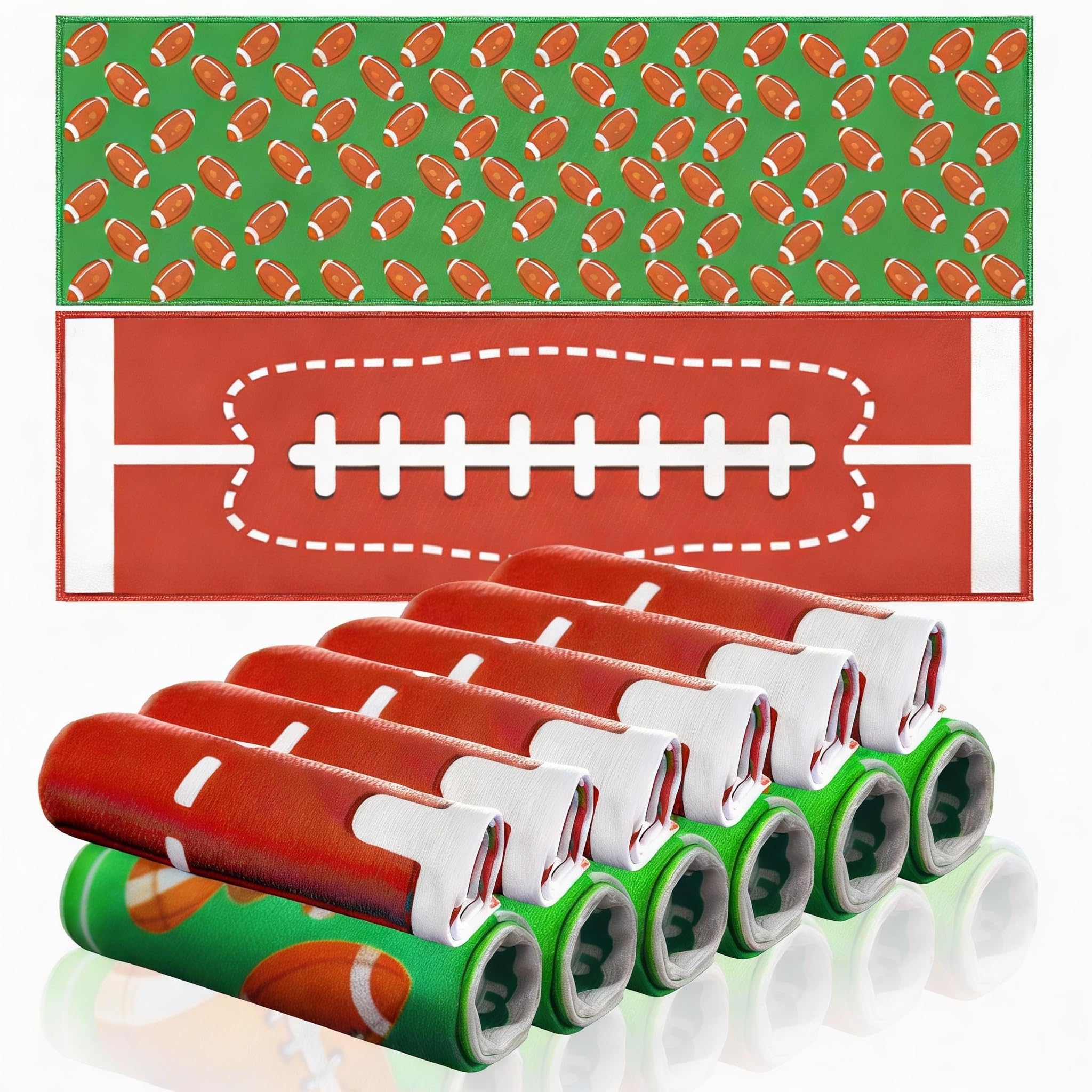 Photo 1 of ****REFERENCE PICTURE NOT TOWELS****OPSO Football Cooling Towel Set, 40 x 12 inches, 12 Pack, Microfiber Sports Towels for Baseball, Soccer, Golf LCE Towel Microfiber Sports Towels for Player (Football 3)