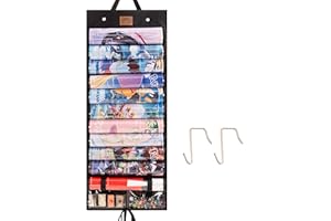 AFUOWER Playmat Tube Storage Hanging Playmat Holder for MTG with 2 Metal Hooks, Fits 10+1 TCG MTG Game Playmats and Collectible Card Storage Bag