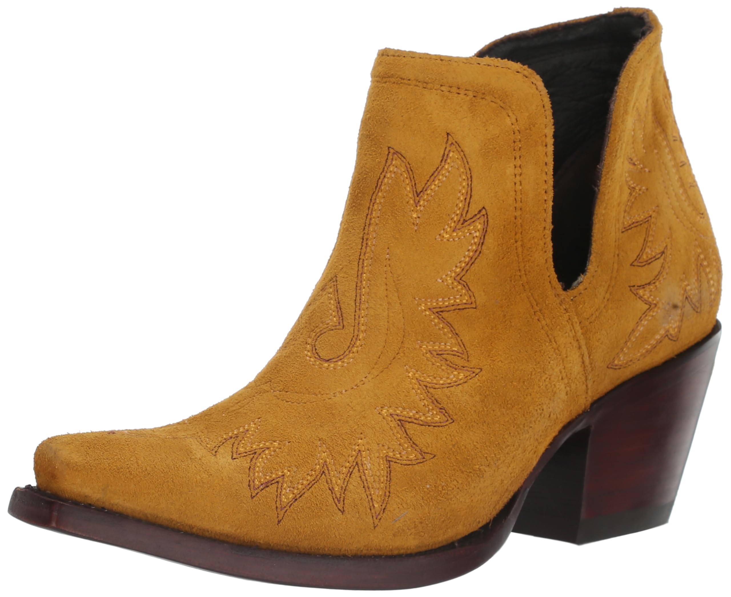 ARIAT Women's Dixon Western Boot - Gilded Suede, 5.5 Narrow Image