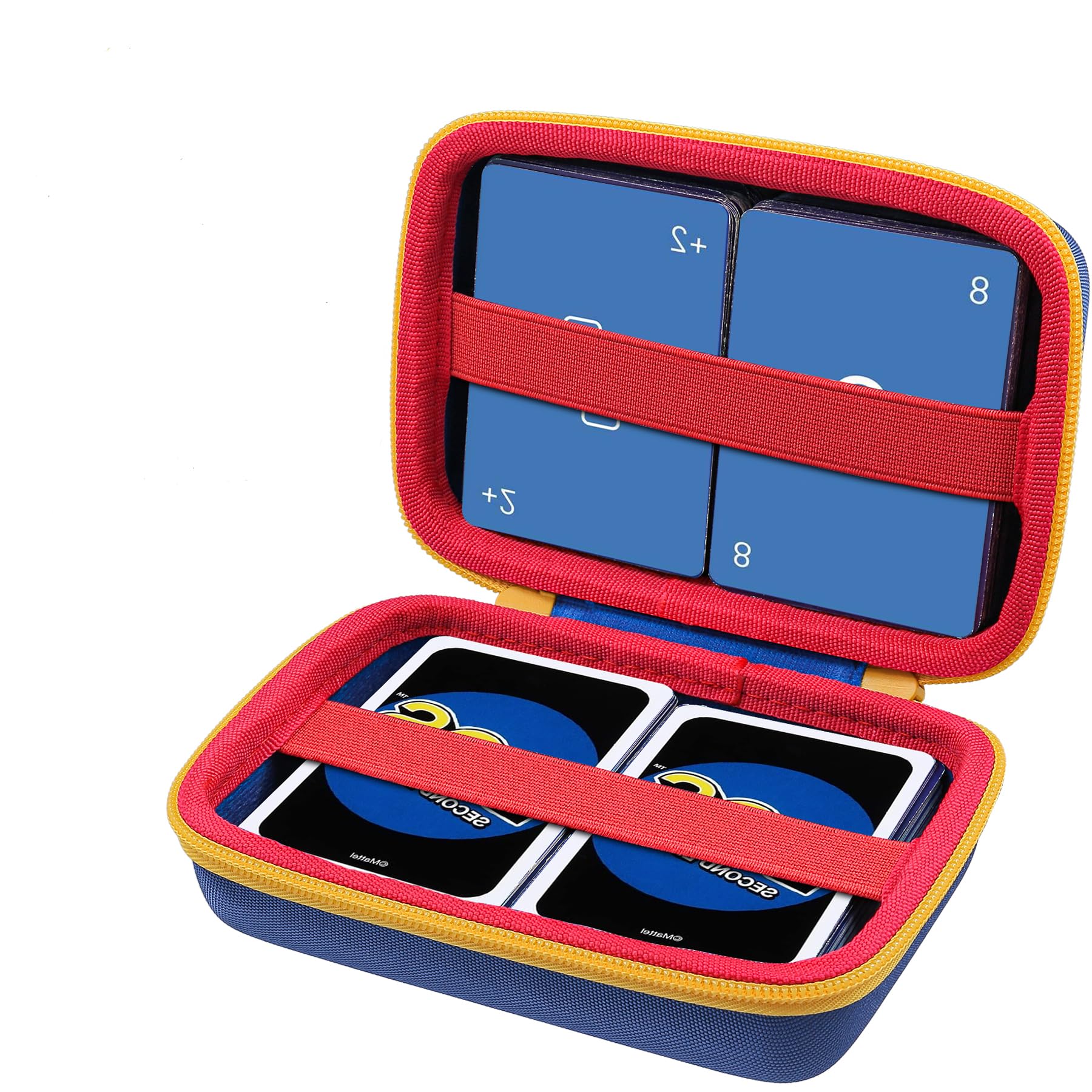 Aenllosi for Uno Card Games Protective Storage Case, Accommodate at Least 216, up to 324, Not Including Cards (Blue, Case Only)