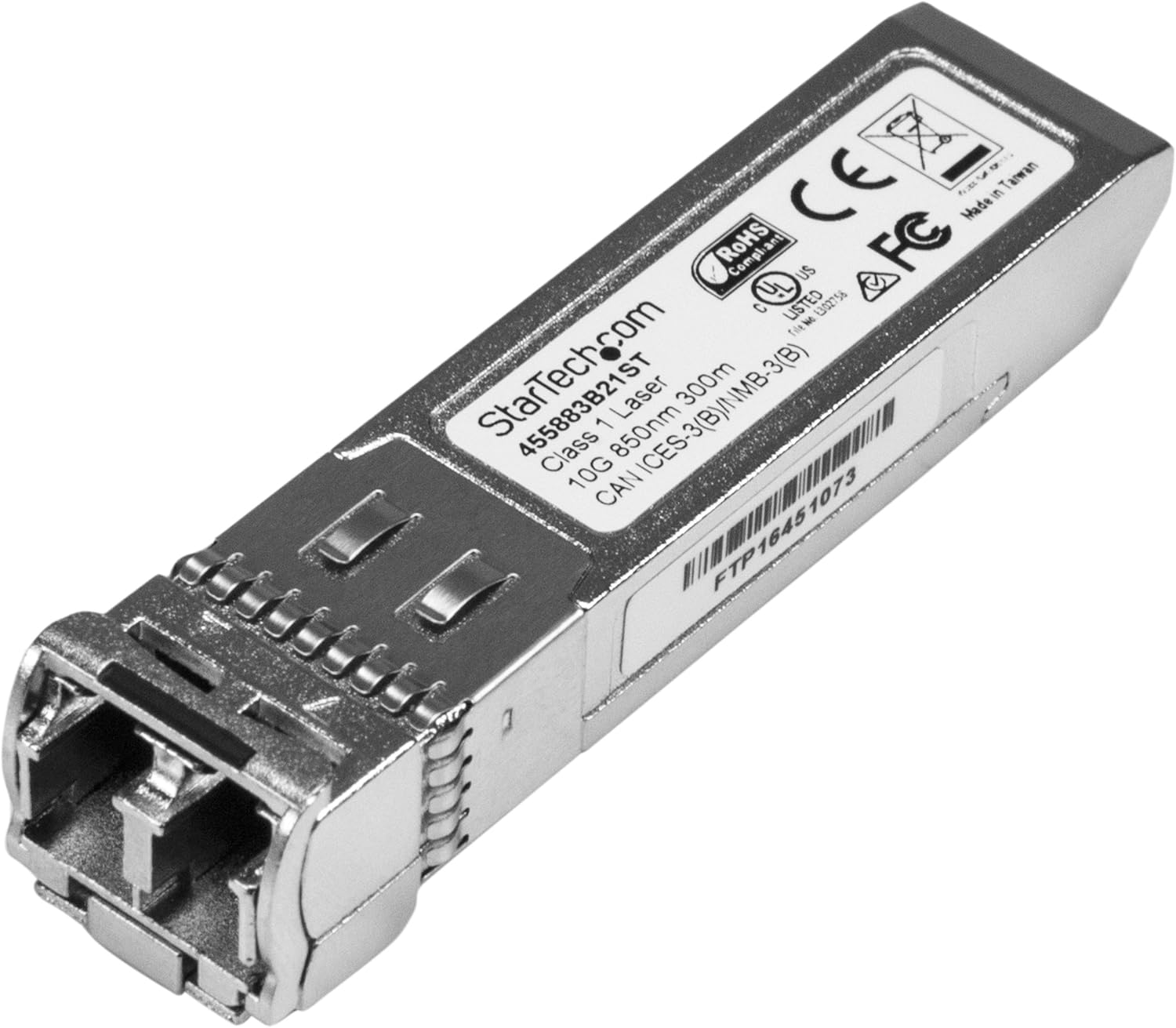 StarTech.com 455883B21ST HP 455883-B21 Compatible SFP+ Transceiver Module -10GBASE-SR, silver, Single - Image 5