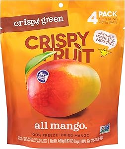 CRISPY GREEN Freeze Dried Mango, 2.54 OZ