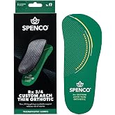 Spenco Rx Thinsole 3/4 Length Shoe Insoles, Women's 11-12.5/Men's 10-11.5