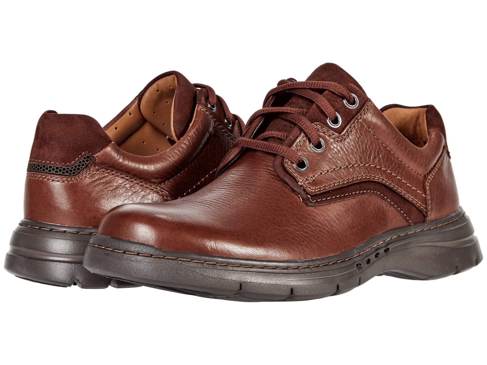 Clarks Men's Un Brawley Pace Oxford, Mahogany