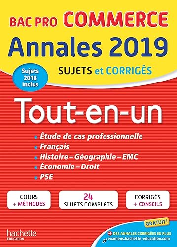 Download Annales Bac 2019 Tout-en-un Bac Pro Commerce PDF