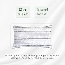 Elegant Comfort Ultra Soft Set of 2 Striped Print