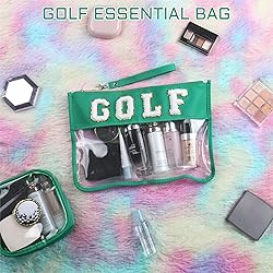 BuyCard 2 Pcs Golf Gifts Cosmetic Makeup Bag with