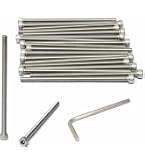 Rivercity Fastener M5-0.8 X 110mm Socket Head Cap Screws – Stainless Steel (Pack Of 4)