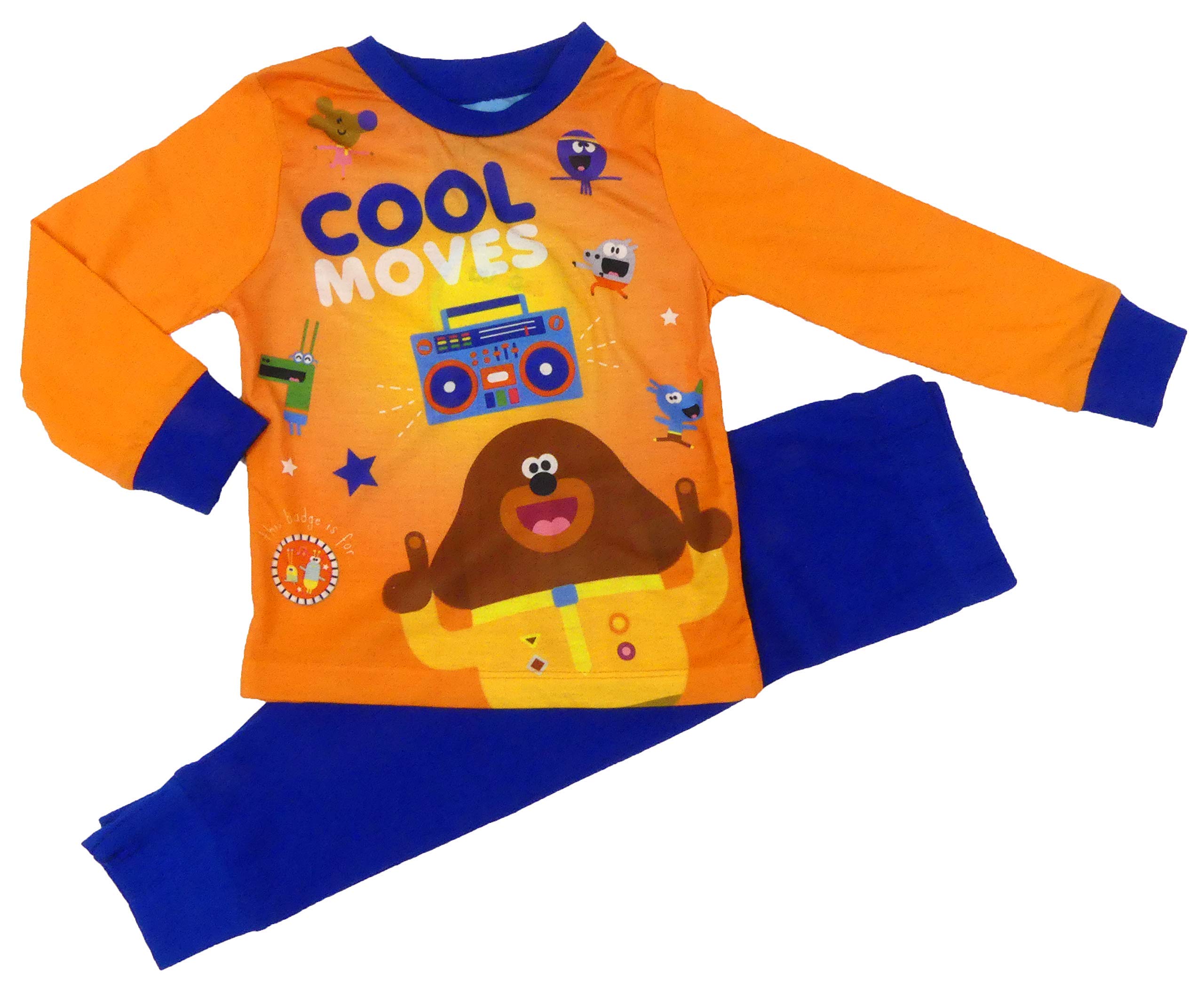 Hey Duggee Pyjamas PJs Pajamas Nightwear Character Girls and Boys (Cool Moves Boys Hey Duggee, 3-4 Years)