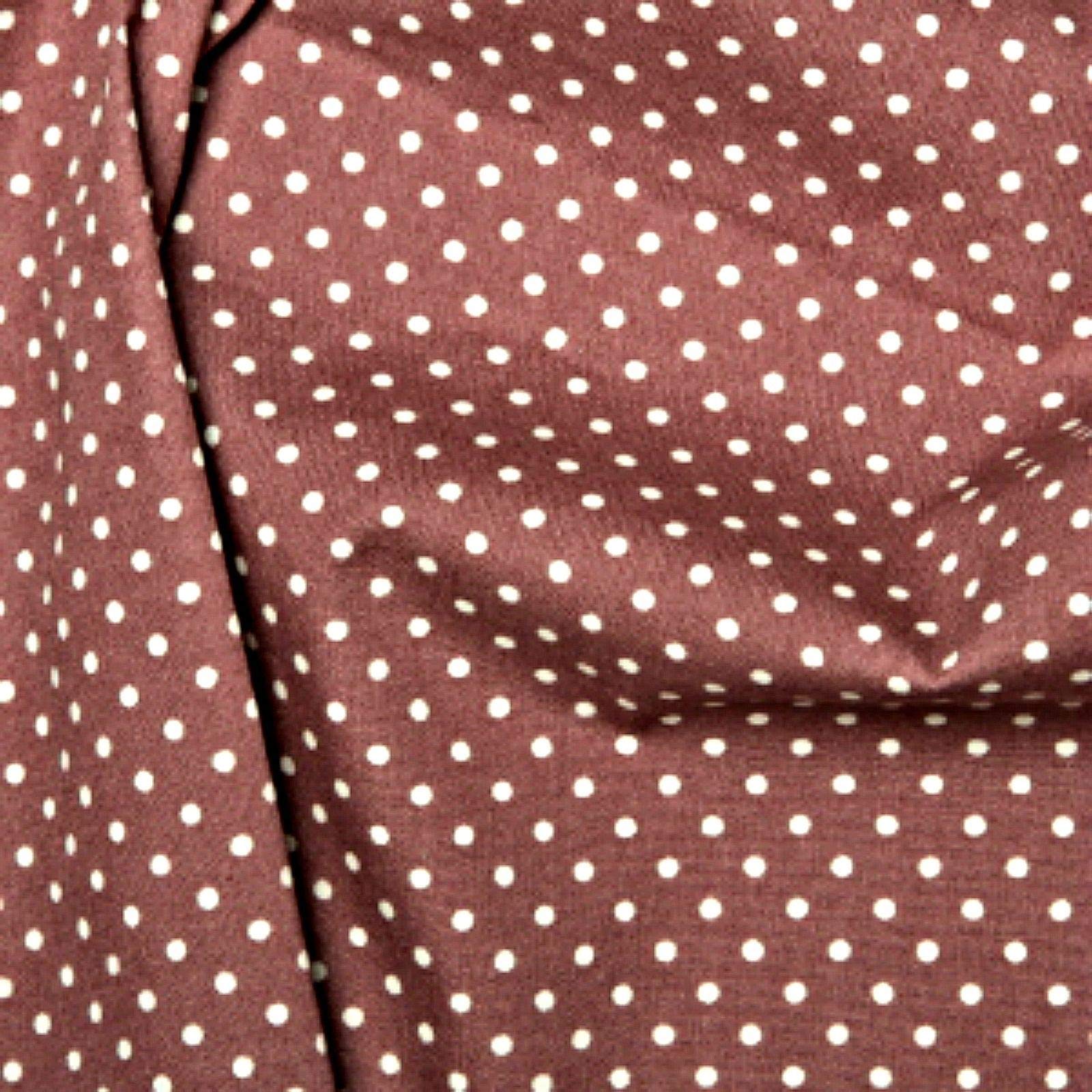 100% Cotton 3mm Polka Dot * Rose & Hubble * Superior Poplin Fabric in 40 Colours (DEEP Rose) (ONE METRE)