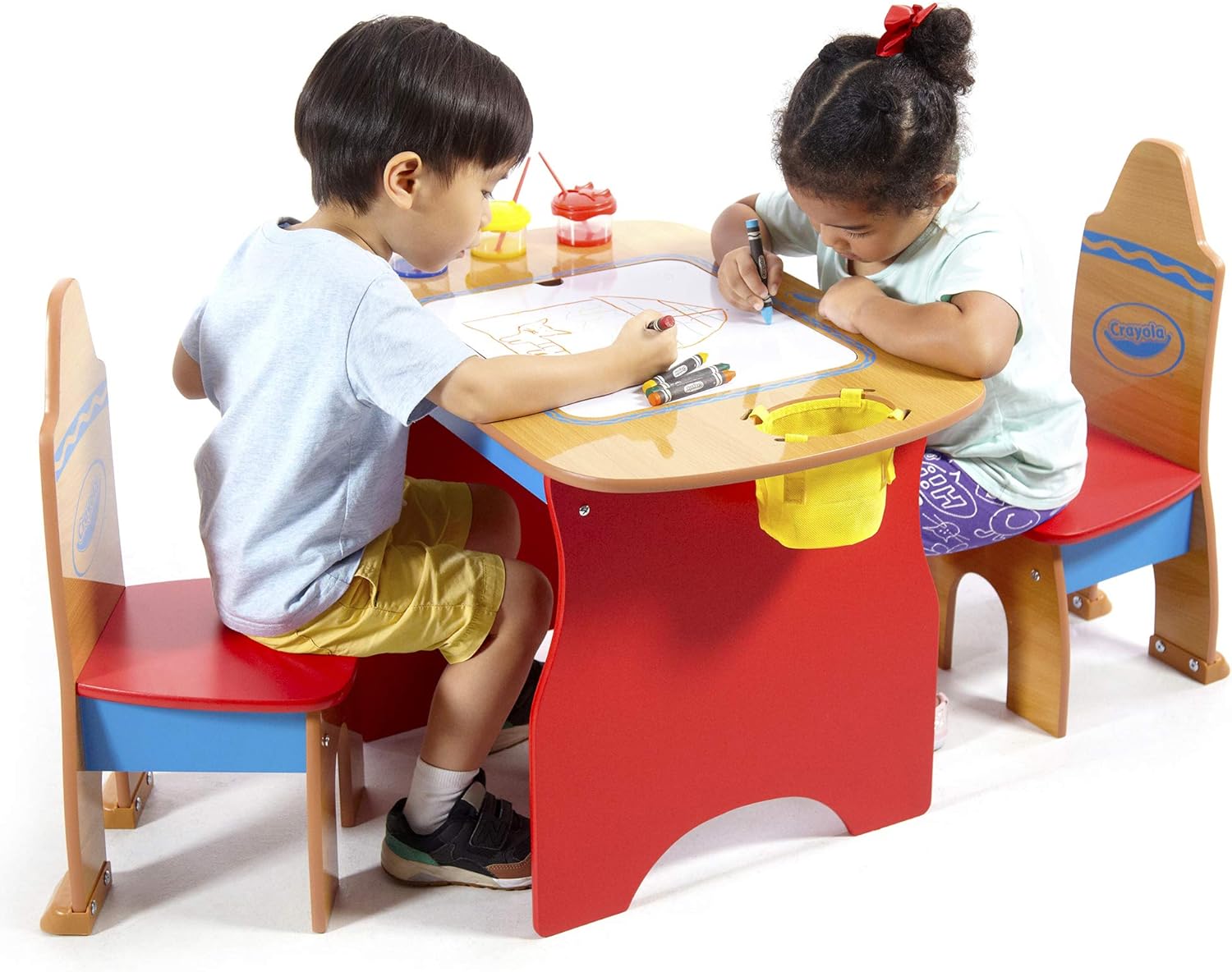 crayola creativity wooden table and chairs set