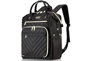 KUOSDAZ Knitting Bag Backpack, Yarn Organizer with USB Charging Port, Quilted Backpack for Women, Christmas Gifts Large Travel Crochet Bag Totes for Crochet Hooks, Knitting Needles, Yarn Supplies, Black