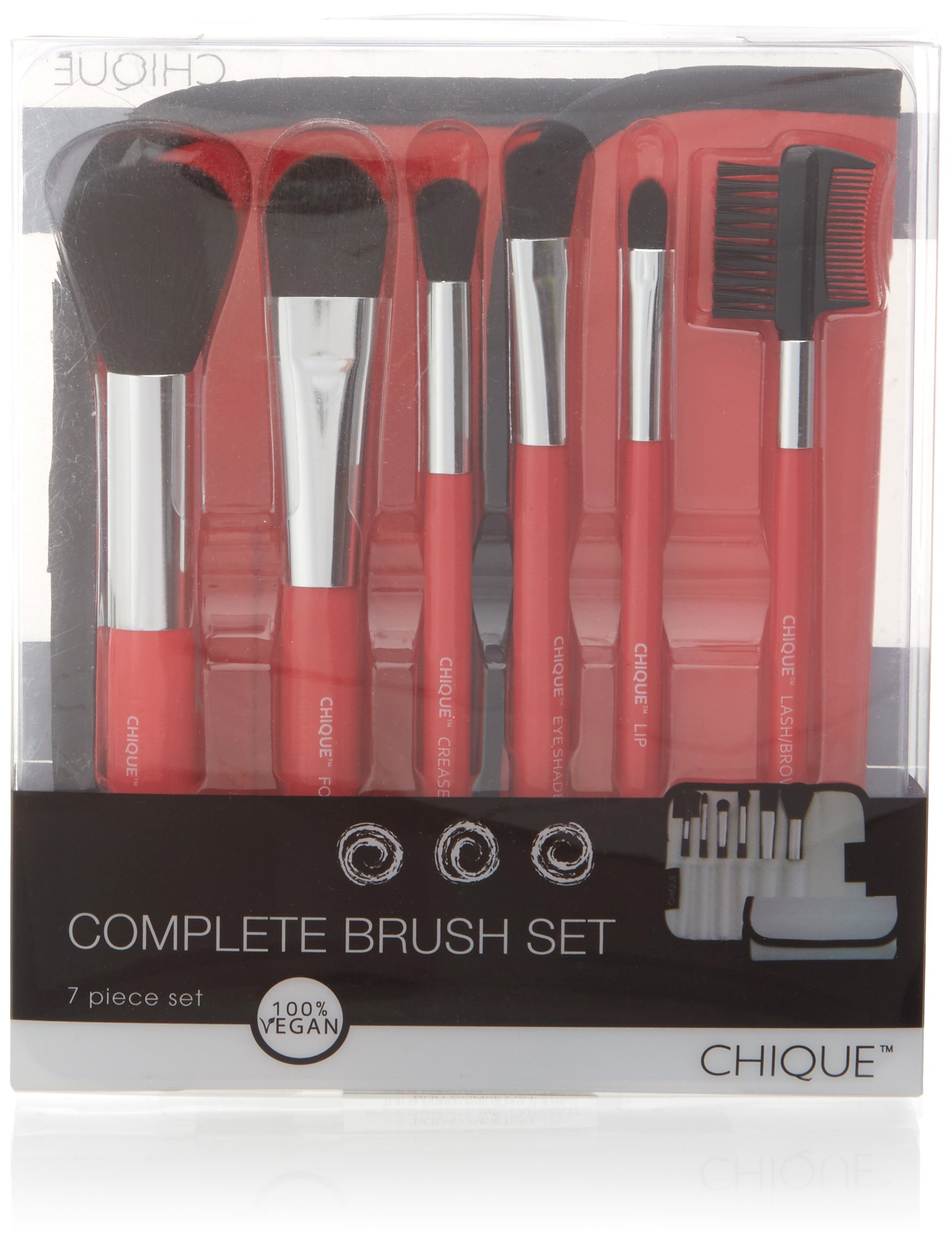 Royal & Langnickel Chique Complete Brush Set with Case, Apricot