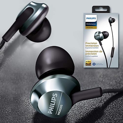 Wired Earphones Philips Hi Res Earphones Philips TX1BK/00 In Ear