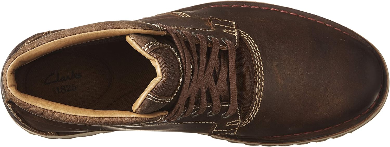 clarks varby top brown