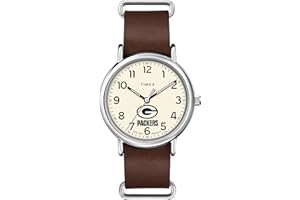 Timex Tribute Men's NFL Weekender 40mm Quartz Leather Strap