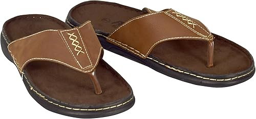 mens leather sandals clearance